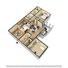 2 bed 2 bath B2 Floor Plan 2 bed 2 bath B2 Floor Plan at Riverwalk Vista Apartment Homes by ICER, Columbia, SC, 29210
